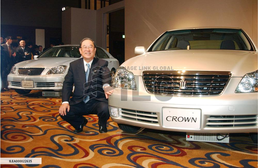 Toyota launches redesigned Crown luxury sedan
