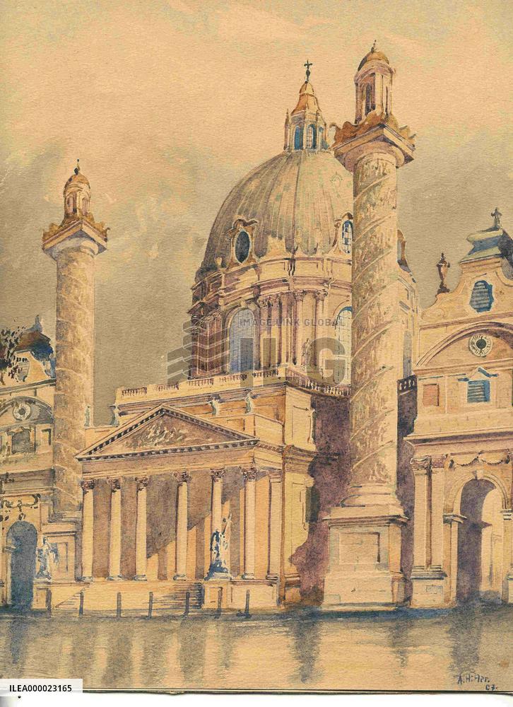Watercolor by Hitler to be shown in Tokyo