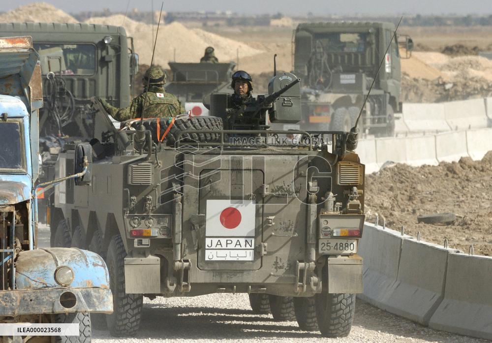 (1)100 Japanese ground troops move to temporary camp