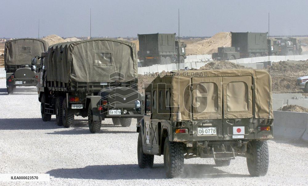 (2)100 Japanese ground troops move to temporary camp