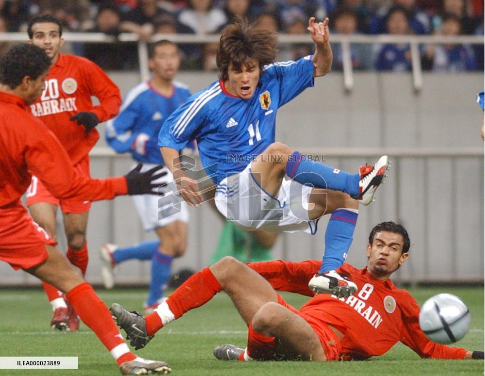 (1)Japan vs. Bahrain: Olympic soccer Asian qualifiers