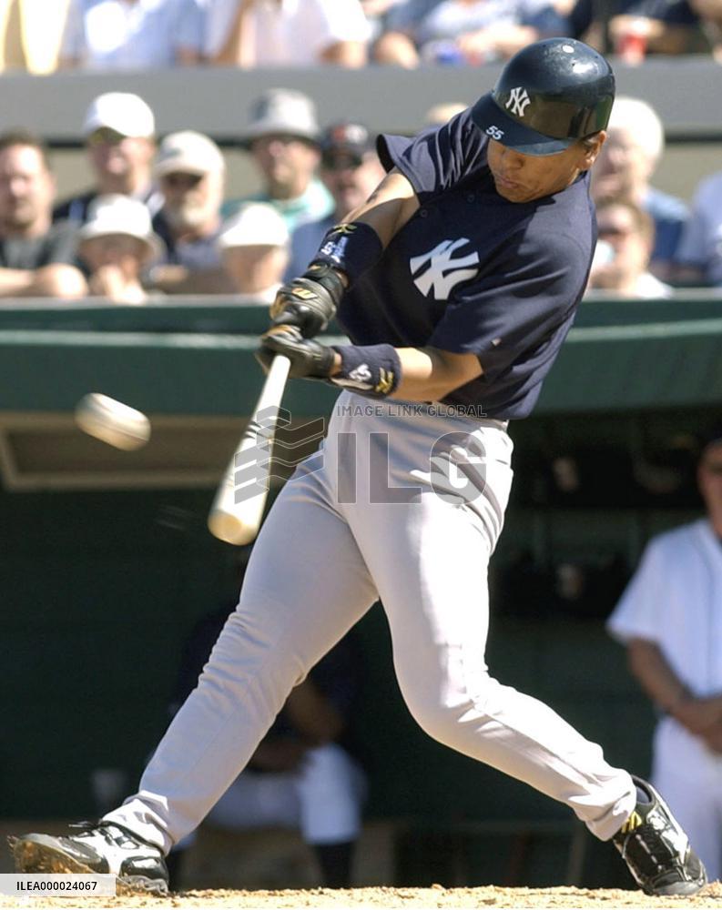 (1)Yankees' Matsui hits 4th preseason homer