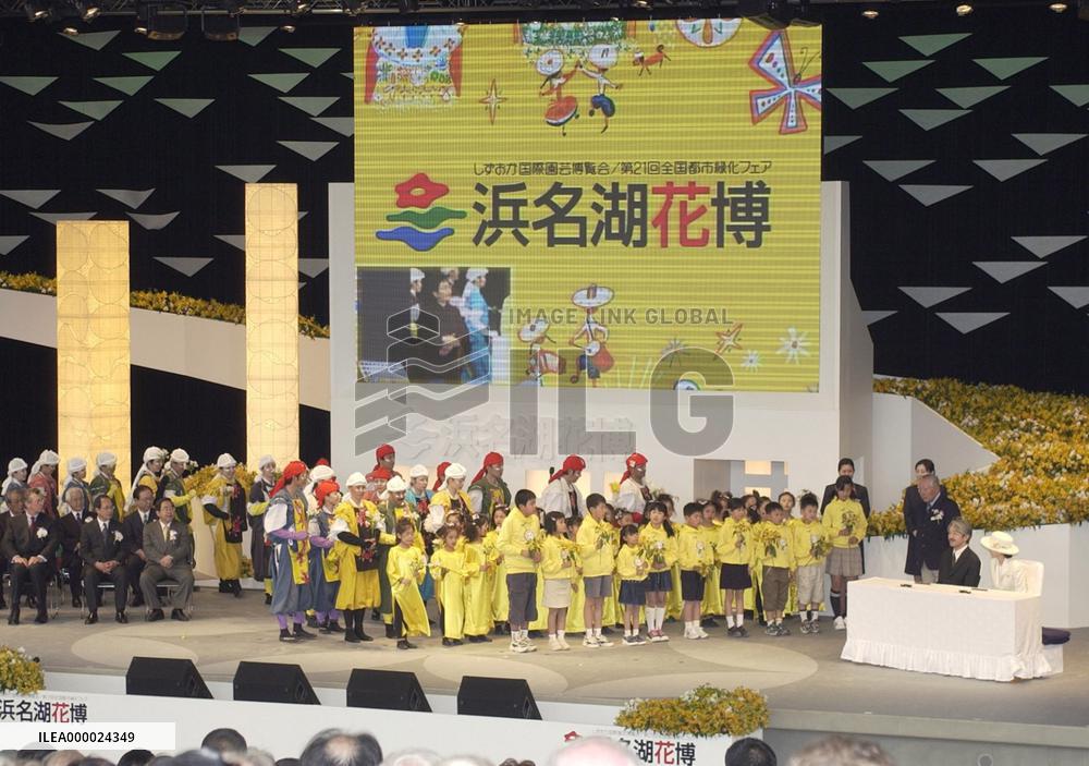 (1)Major flower exhibition to open in Shizuoka Pref.