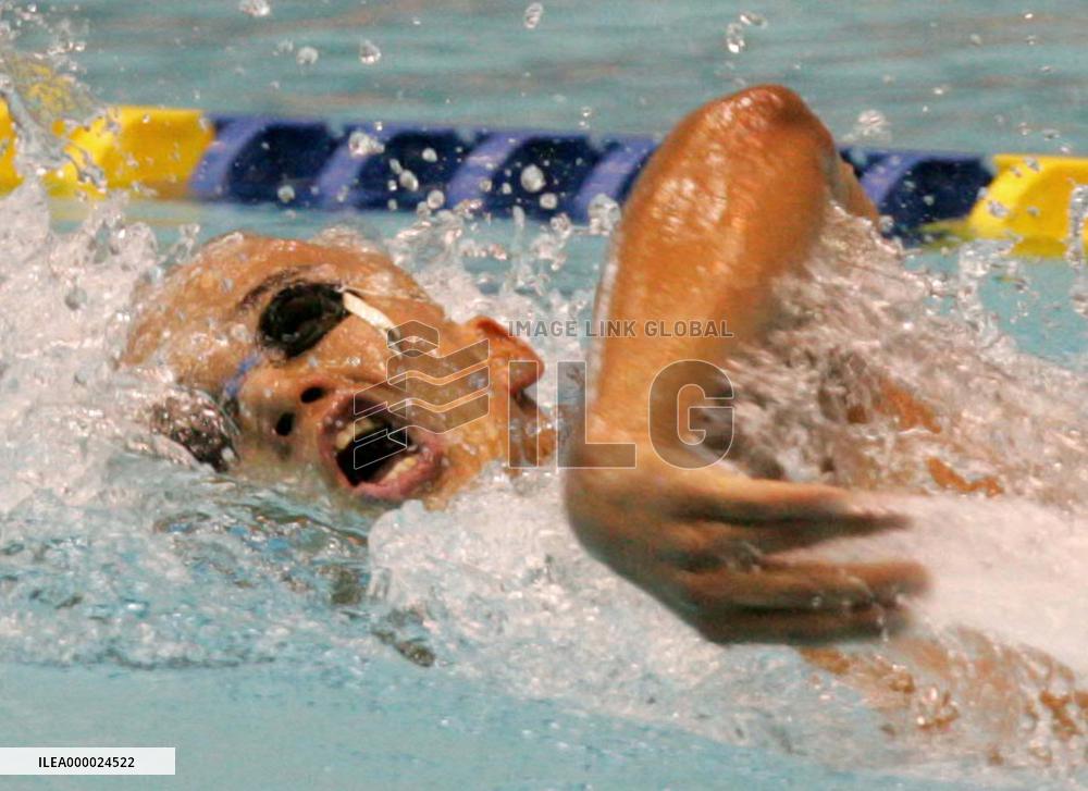 (1)Matsuda sets Japan record in 1,500 freestyle