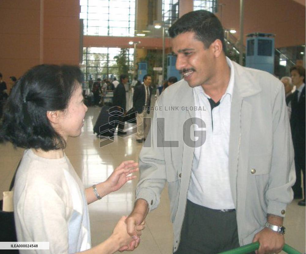 Iraqi doctor arrives in Japan for training