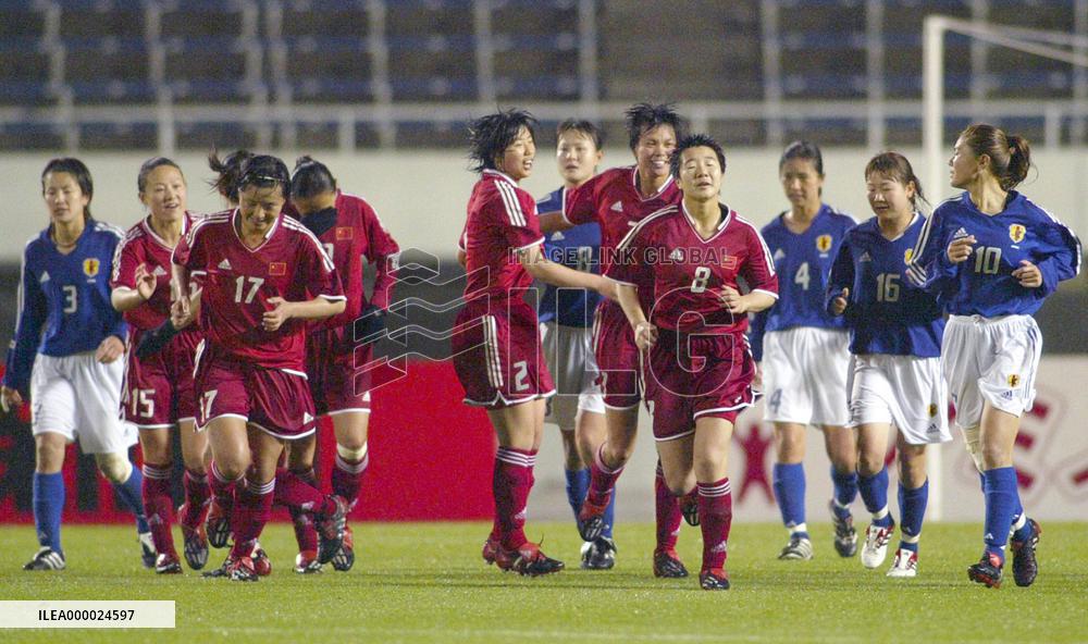 (7)China beat Japan 1-0 in women's Olympic tournament