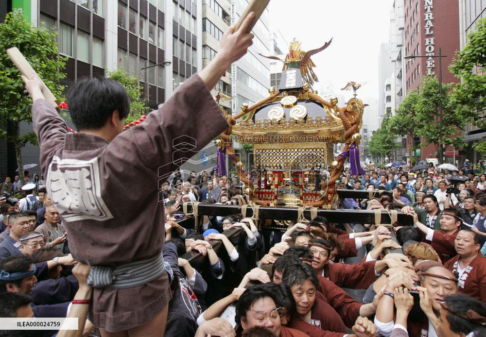 Kanda Festival held in Tokyo