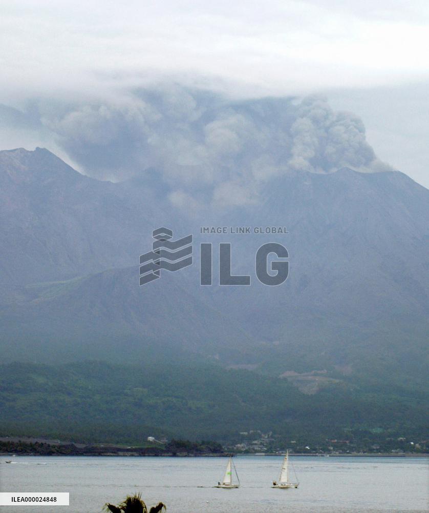 Large volcanic explosion observed at Sakurajima