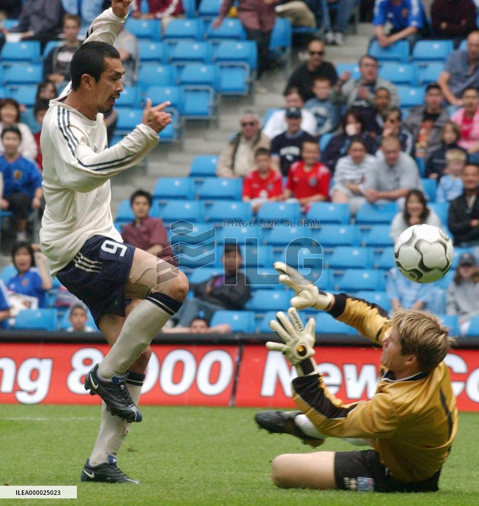 (1)Japan win battle over Iceland in England match