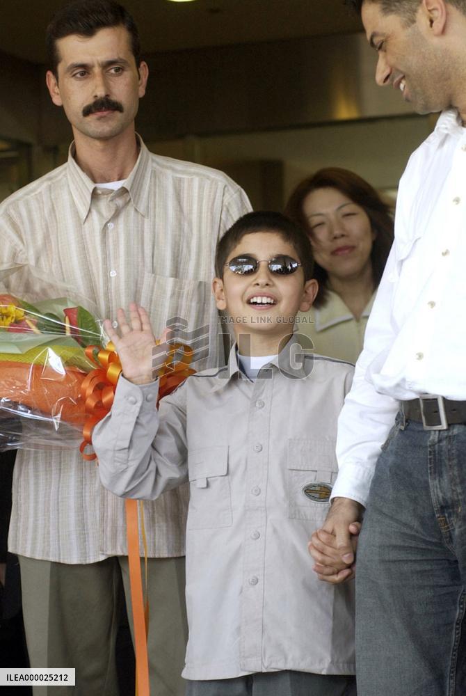 (1)Iraqi boy released from hospital