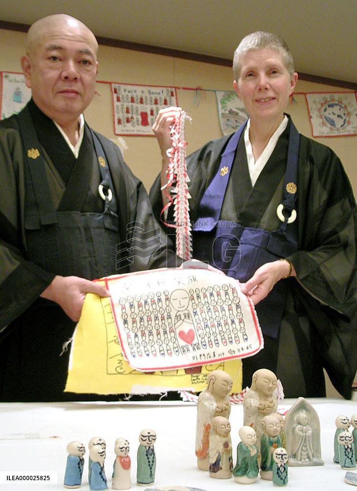American Zen priest promotes Jizo project for Hiroshima, Nagasak