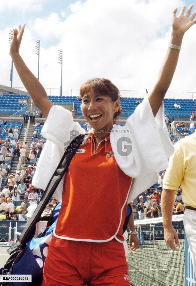 Asagoe advances to quarterfinals in U.S. Open tennis