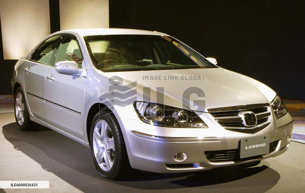 (2)Honda launches remodeled Legend sedan for 1st time in 8 years