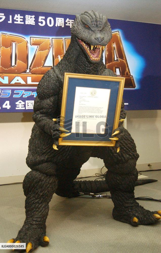 Godzilla to join Hollywood's Walk of Fame