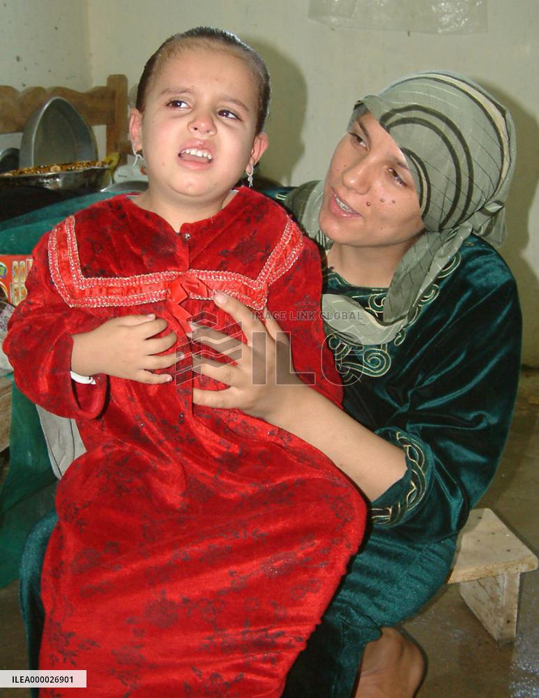 Refugees from Fallujah arrive in Baghdad