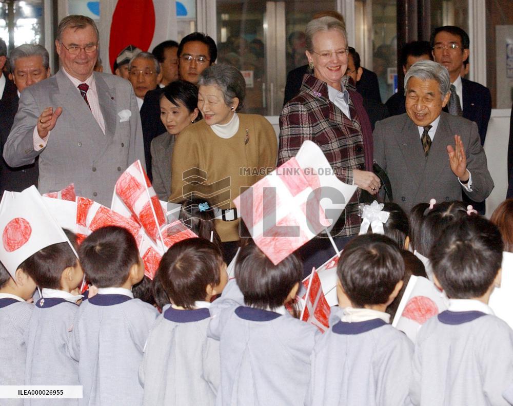 Danish Queen Margrethe II visits Gunma Pref.