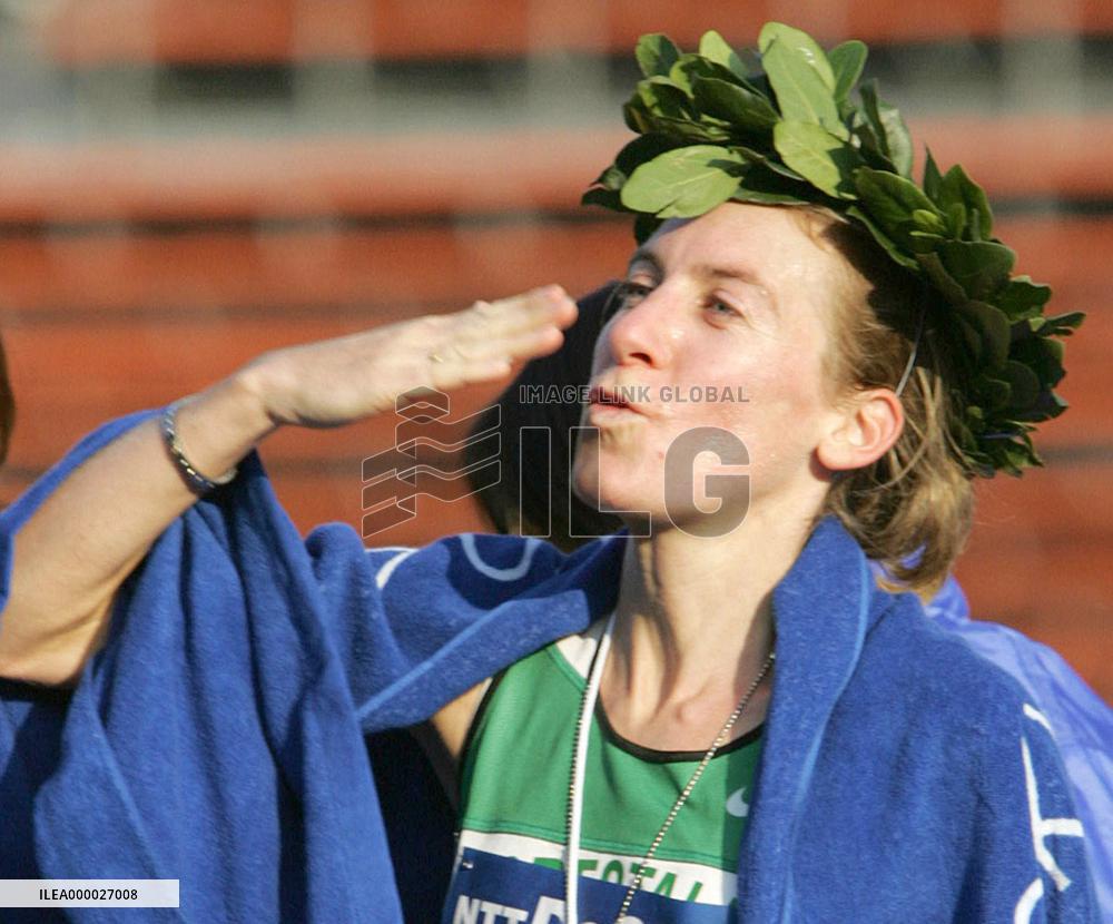 (2)Italy's Genovese wins Tokyo Marathon