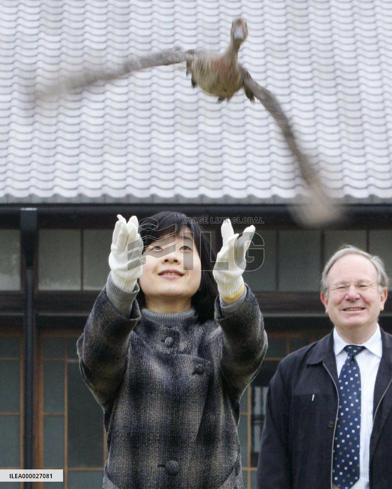 (CORRECTED)Princess Sayako at Imperial Wild Duck Preserve