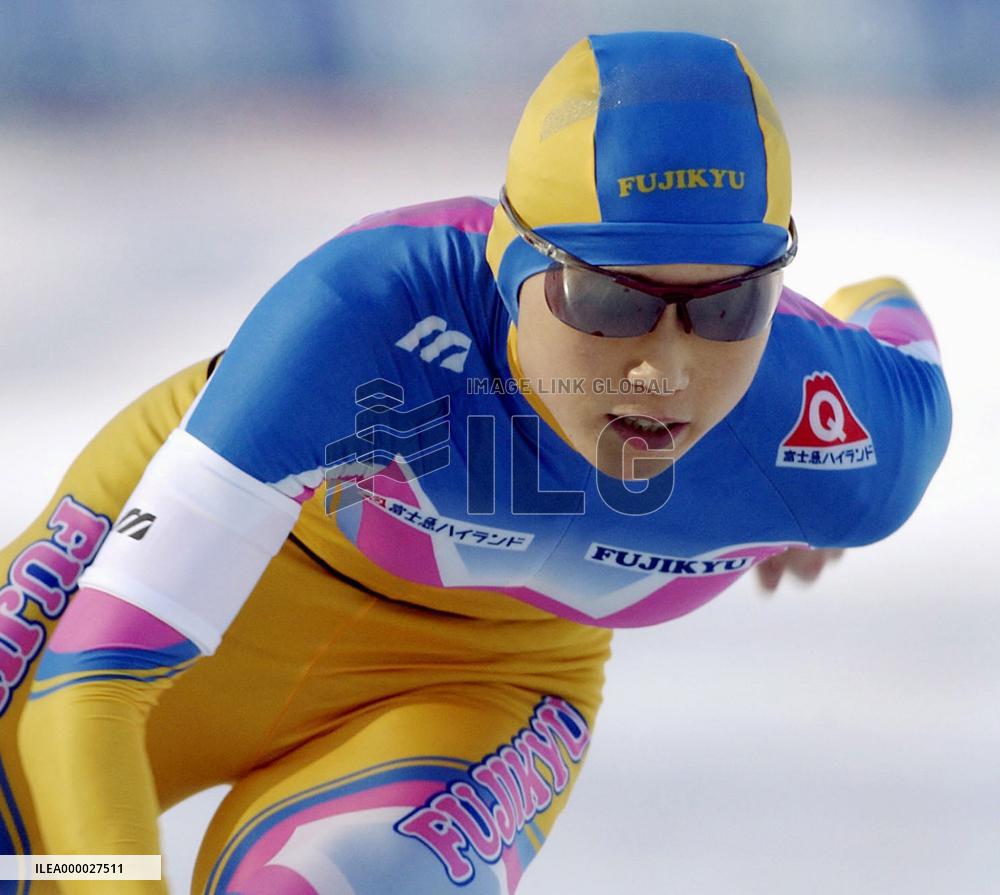 Okazaki takes overall lead at nat'l sprint c'ships