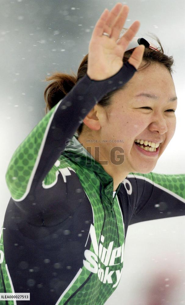 (1)Yoshii, Kobayashi 1st-time winners at sprint c'ships