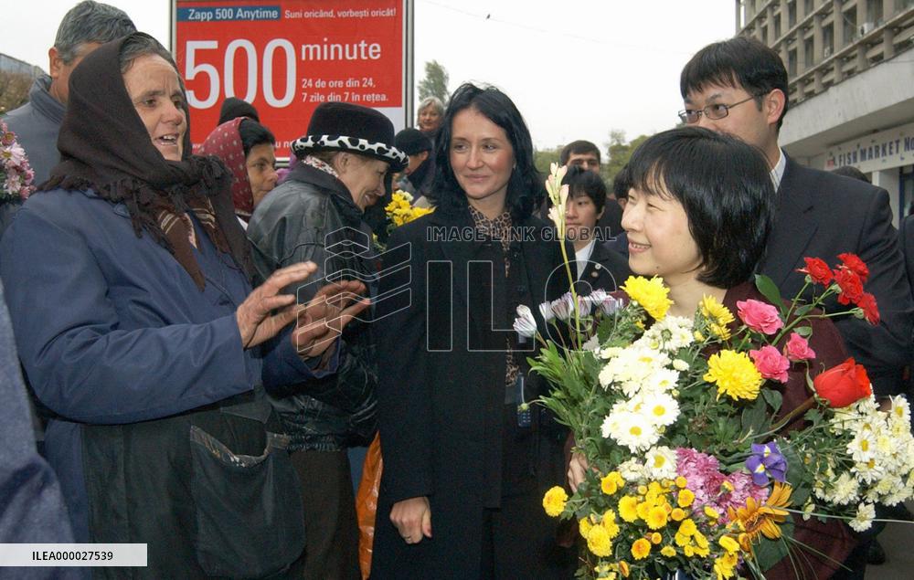 (9)File photos of Princess Sayako