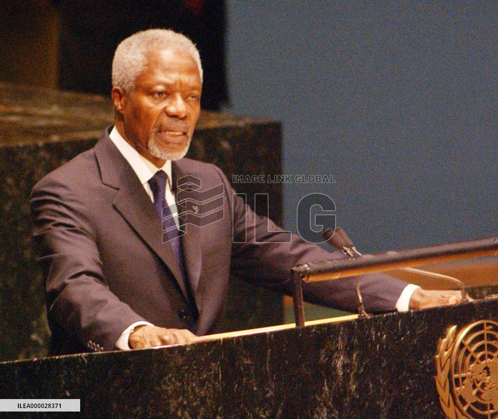 (1)Annan eyes 'representative' UNSC, mentions Japan as candidate