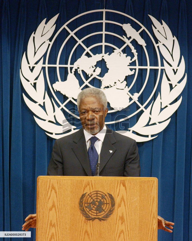 (2)Annan eyes 'representative' UNSC, mentions Japan as candidate