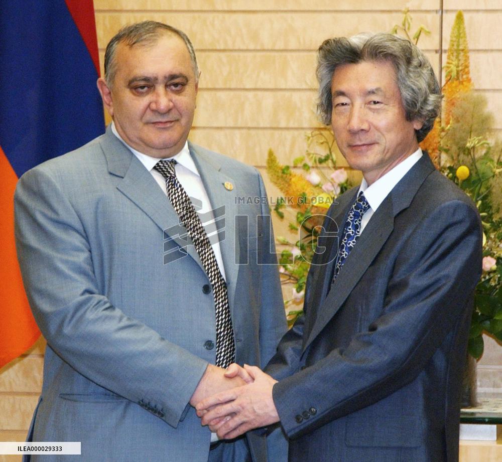 Japan, Armenia agree to cooperate on U.N. reforms