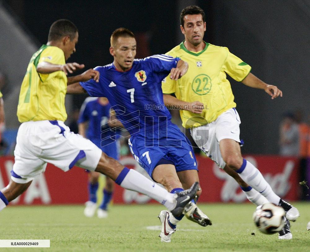 (10)Japan bow out of Confeds after holding Brazil