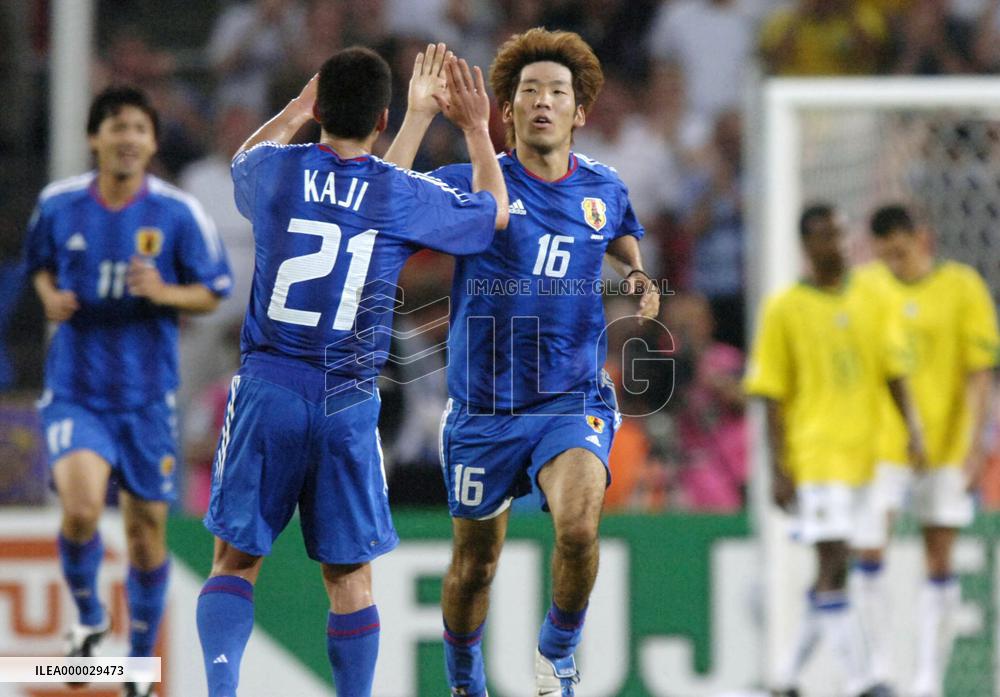 (8)Japan bow out of Confeds after holding Brazil