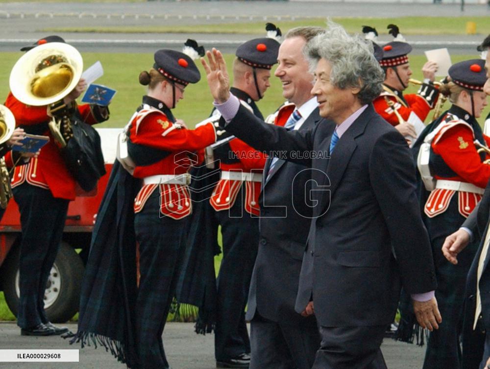 Koizumi in Scotland, to seek G-8 backing for Japan's UNSC bid