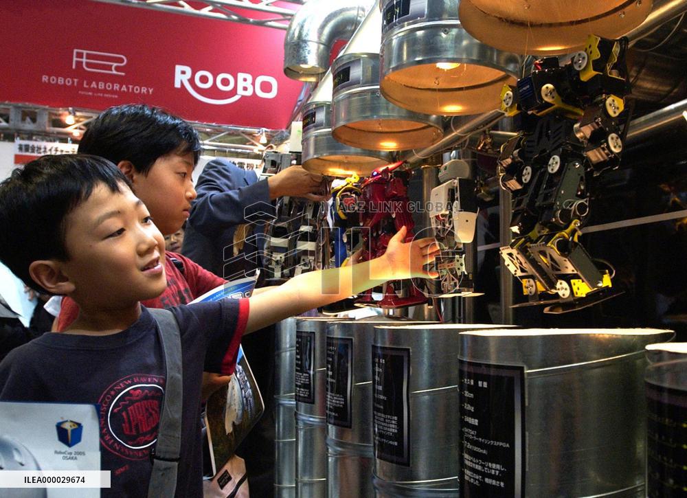 Robotic soccer championship RoboCup opens in Osaka