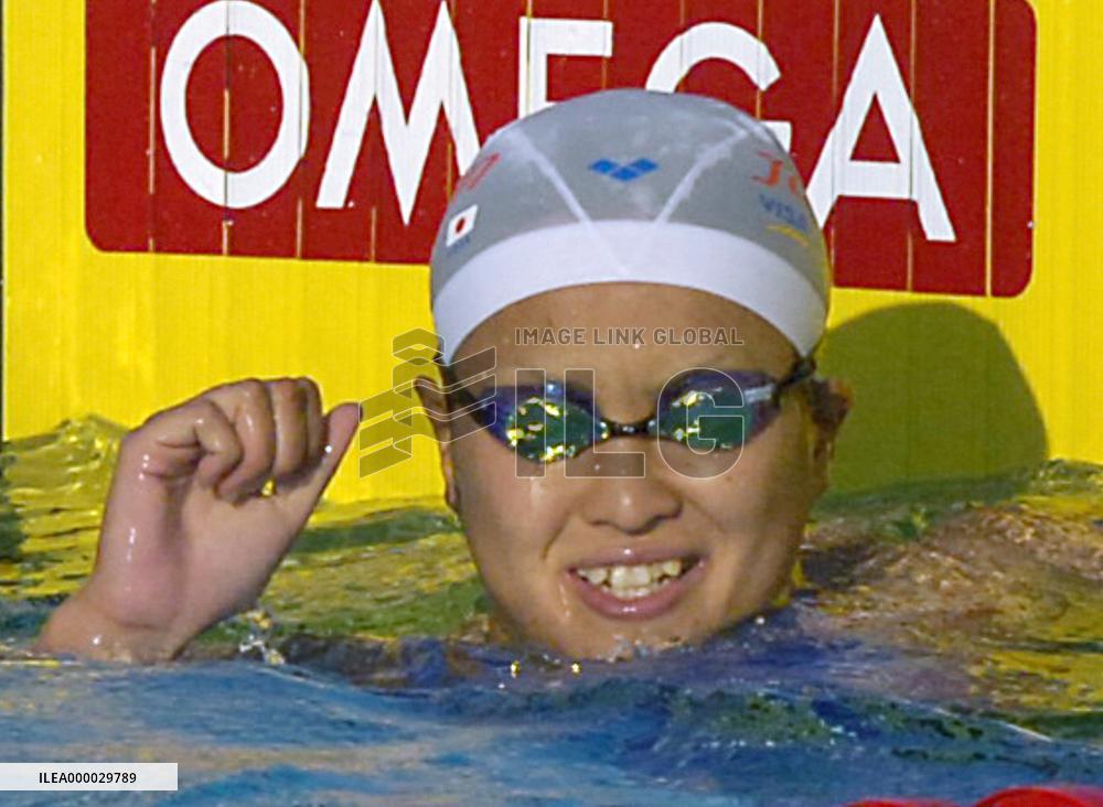 Japan's Shibata wins silver in women's 400m freestyle
