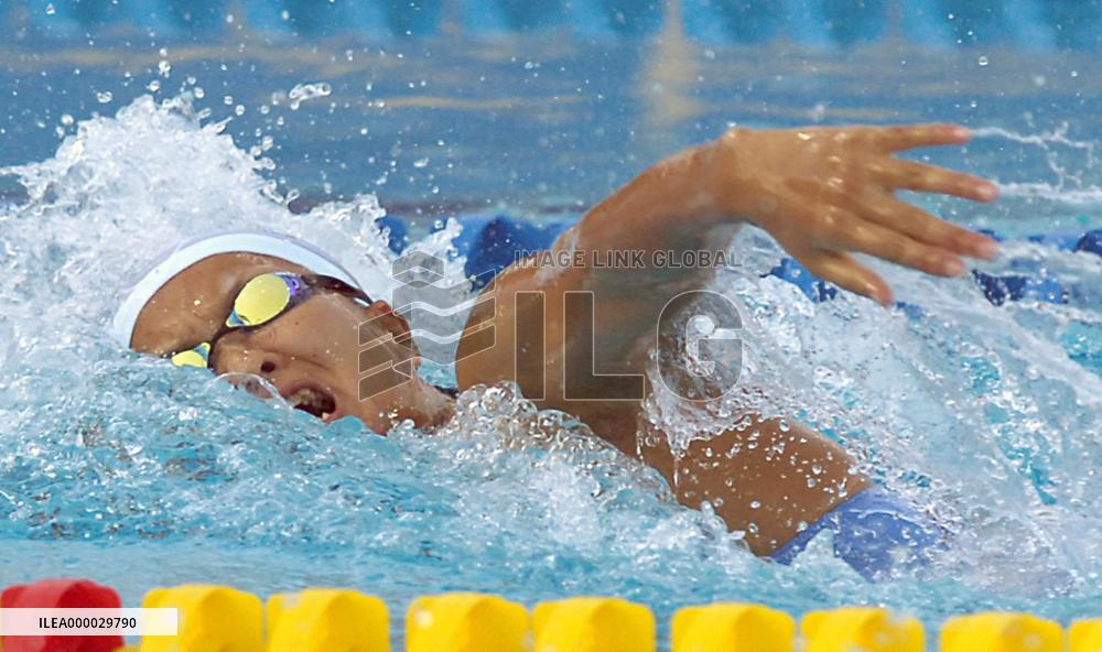Japan's Shibata wins silver in women's 400m freestyle