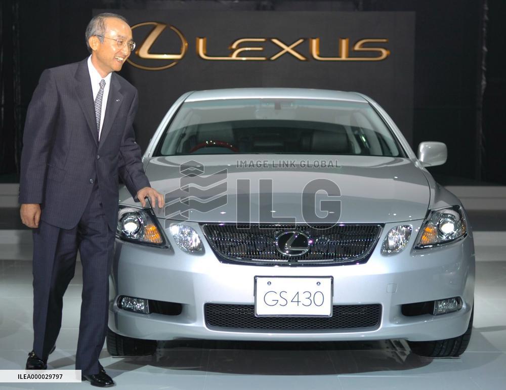 Toyota unveils 3 series of Lexus brand for Japan