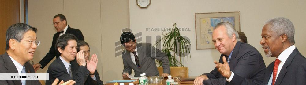 Machimura lobbies for U.N. reform resolution