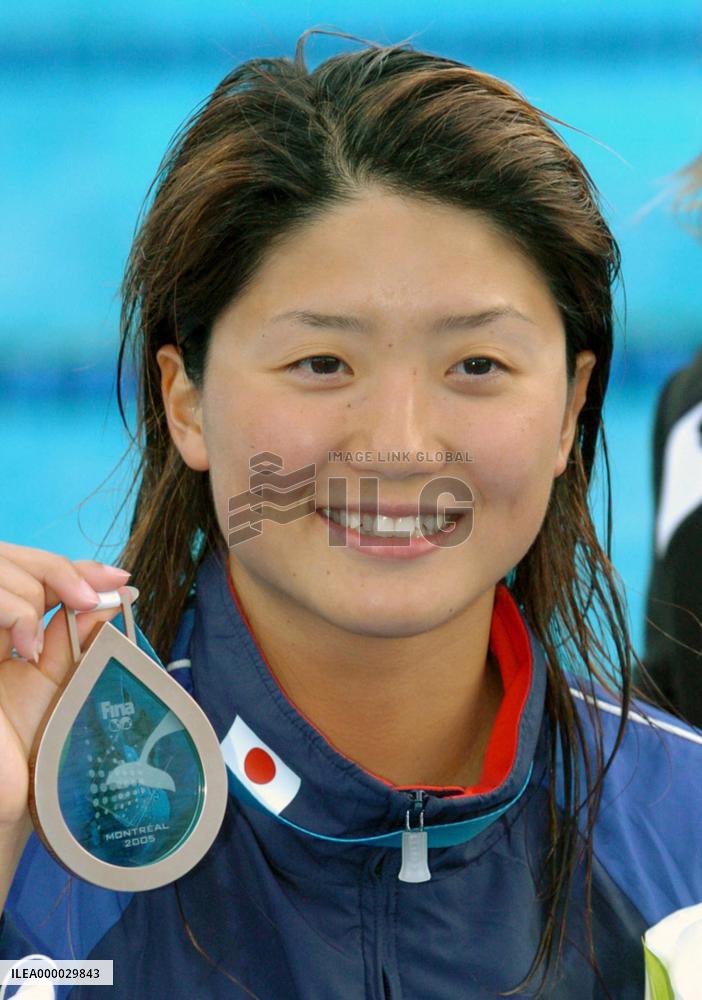 Nakamura wins bronze in women's 200 meters backstroke