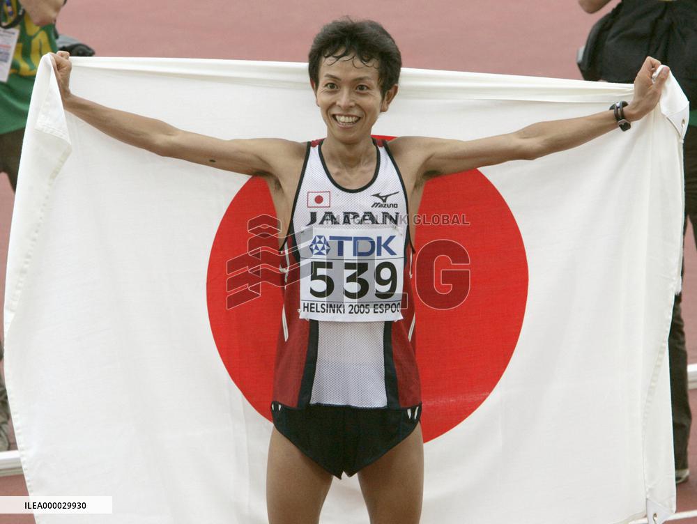 Japan's Ogata wins marathon bronze at world c'ships