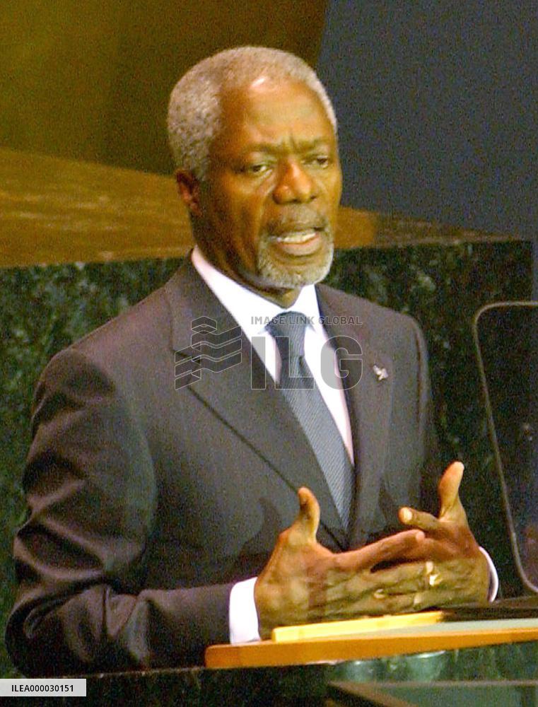 Annan stresses importance of U.N. Security Council reform