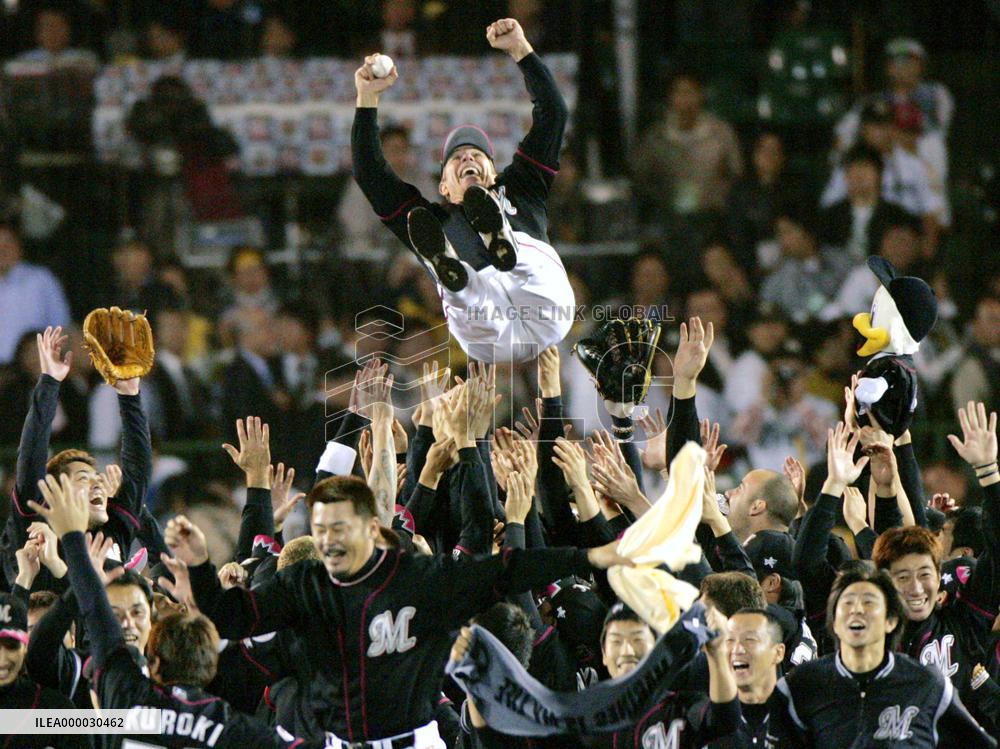 Lotte Marines wins Japan Series with four-game sweep