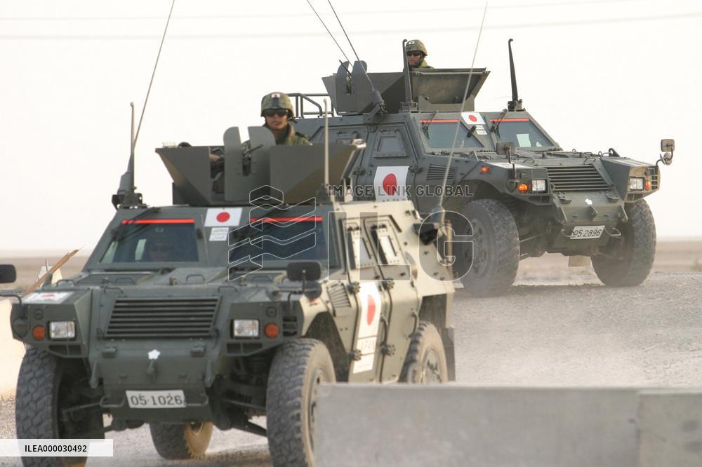 Japan's GSDF troops arrive in Samawah