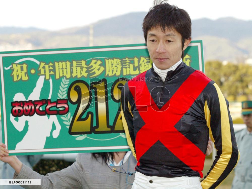 Jockey Take rewrites single-season win record
