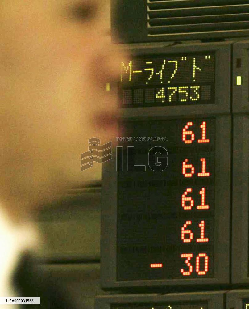 Livedoor stock falls to lowest level since Jan. 16 raid