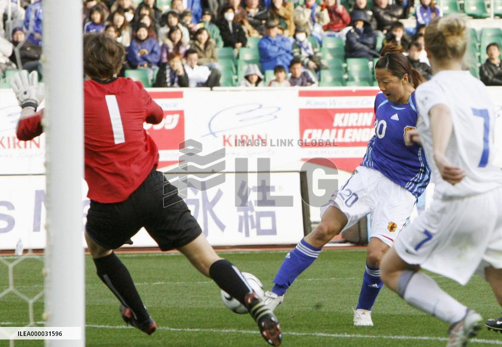 Japan's women beat Russia 2-0 in soccer friendly