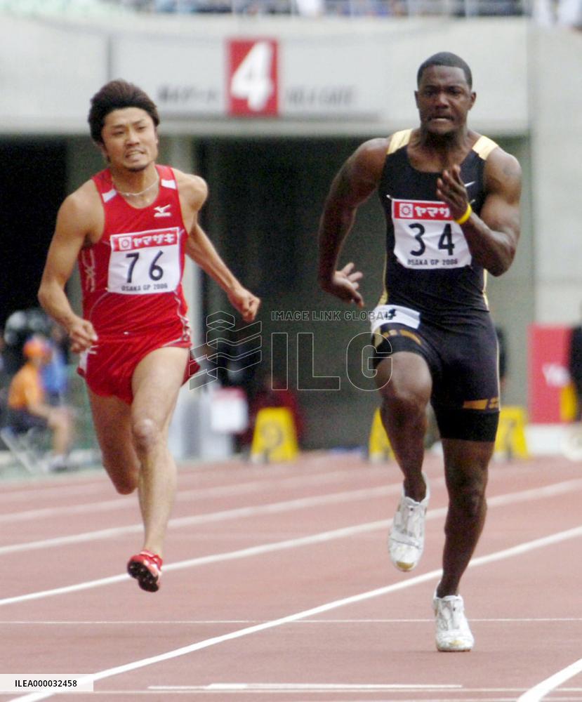 Gatlin wins at Osaka