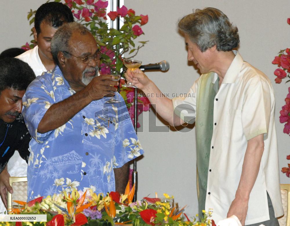 Japan, Pacific island nations meet for summit in Okinawa