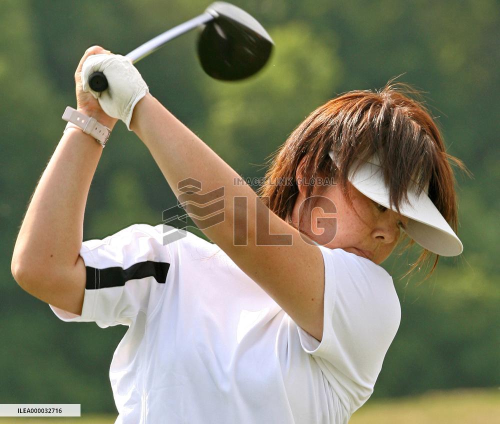 Players practice for LPGA Championship