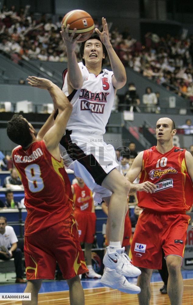 Spain beats Japan 104-55 at World Basketball Championship