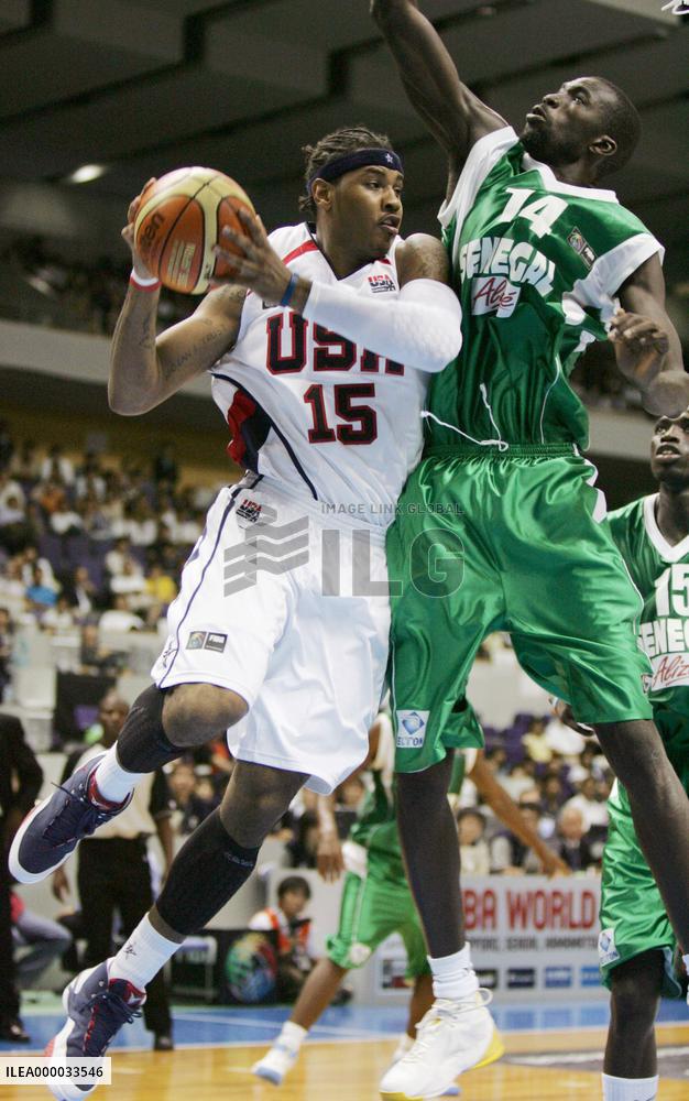 U.S. beats Senegal 103-58 at World Basketball Championships