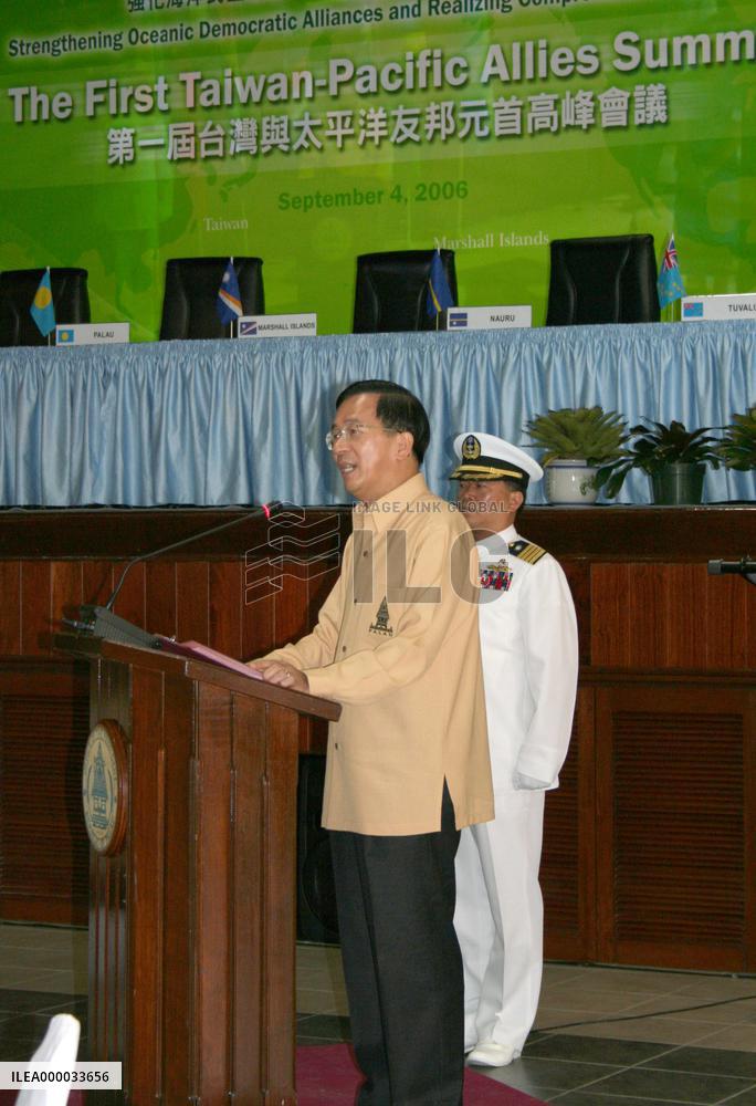 Taiwan, 6 S. Pacific nations hold summit in Palau